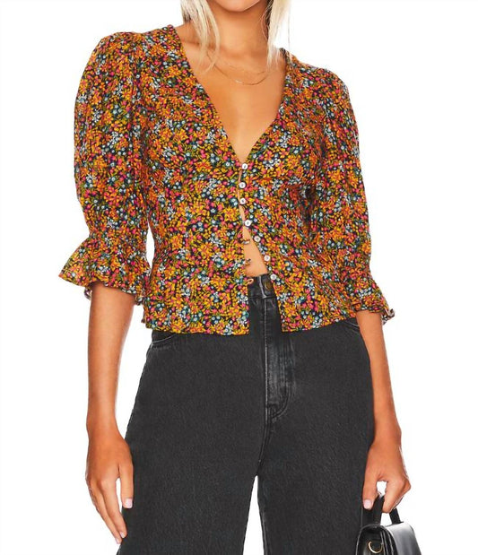 Free People - I Found You Printed Top