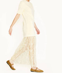 Line And Dot - Esryn Mixed Media Dress