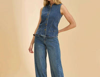 Fdj - Women's Button Up Vest