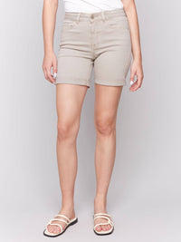 Charlie B - Cuff High Waist Short