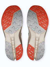 On Running Women's Cloudsurfer Trail 2 Trail Running Shoes in ivory salmon - women's shoe - alternate view