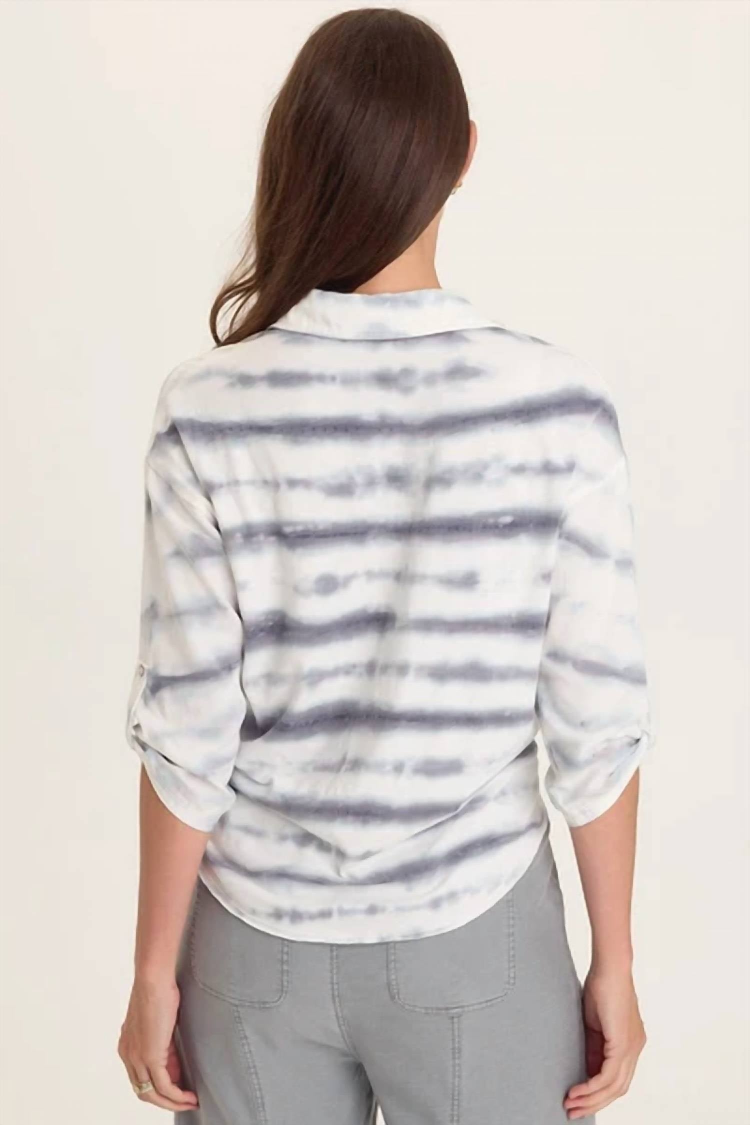 Wearables - Tyrell Tie-front Button-up Shirt