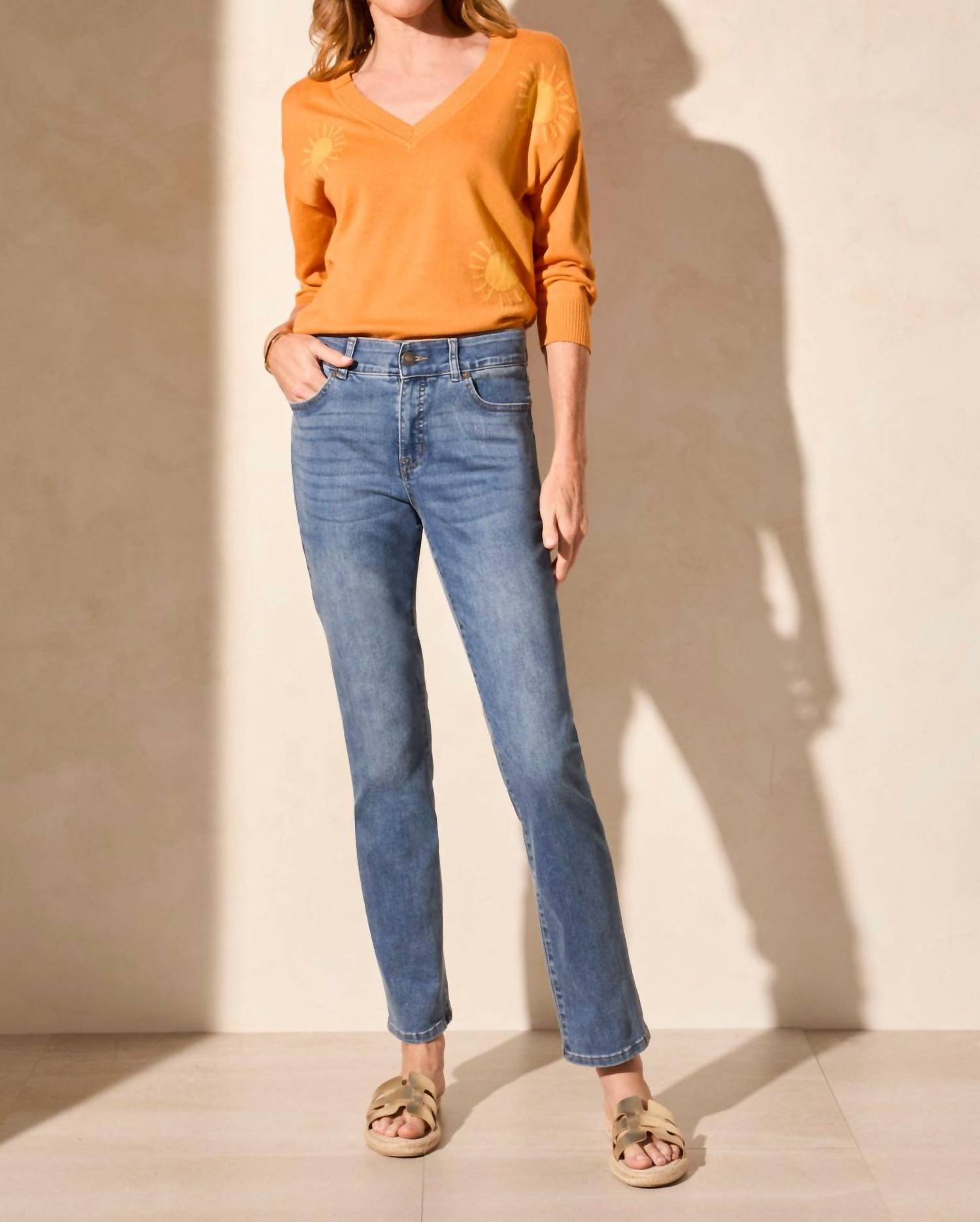 Tribal - Sophia Straight Leg Jean