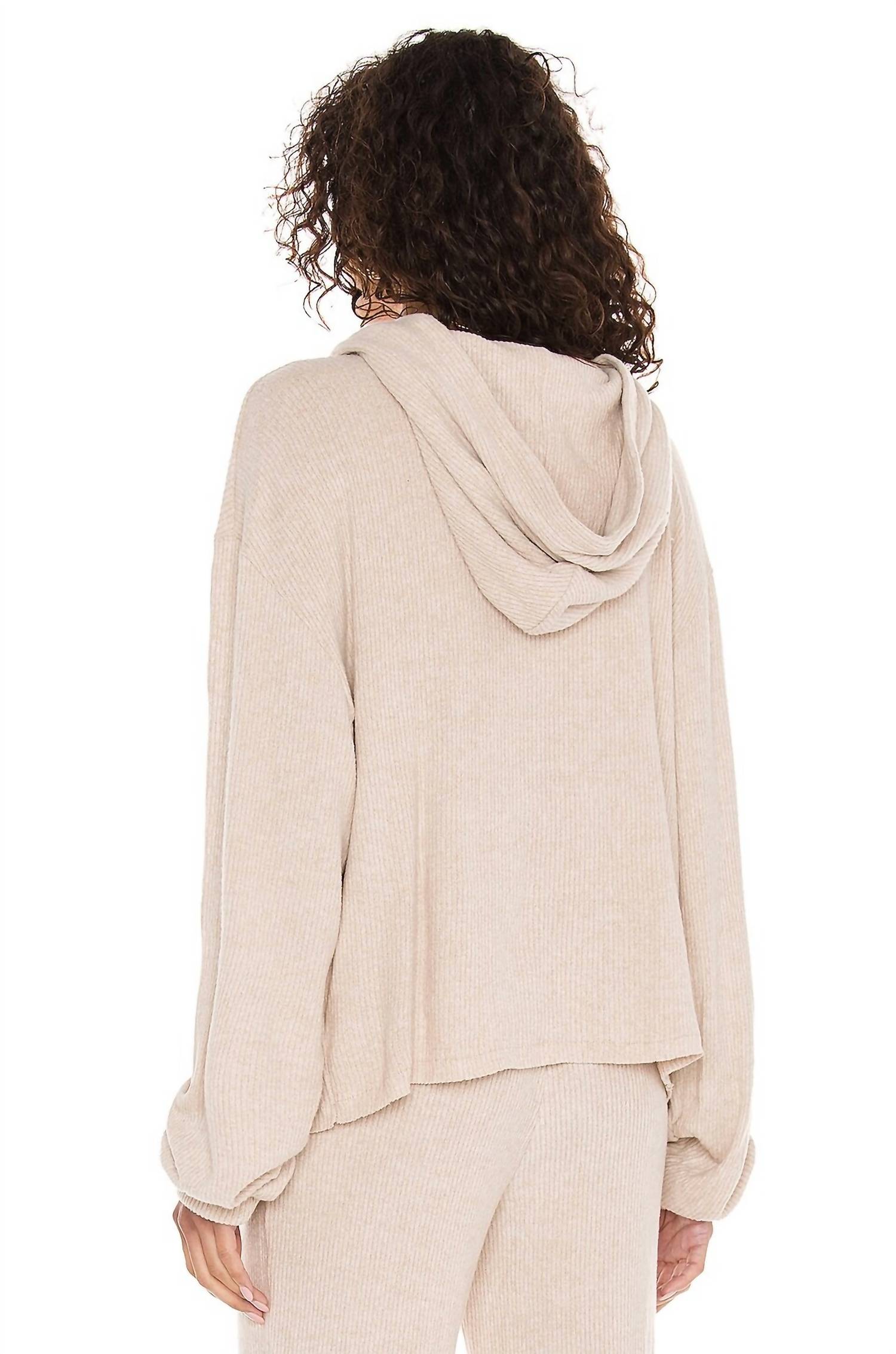 Lblc The Label - Charlie Cozy Ribbed Hoodie