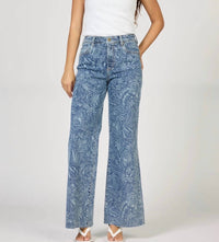Dear John Denim - Fiona High Rise Wide Leg Jeans