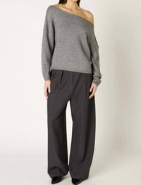 Nia - Nightmoor Off-the-shoulder Sweater
