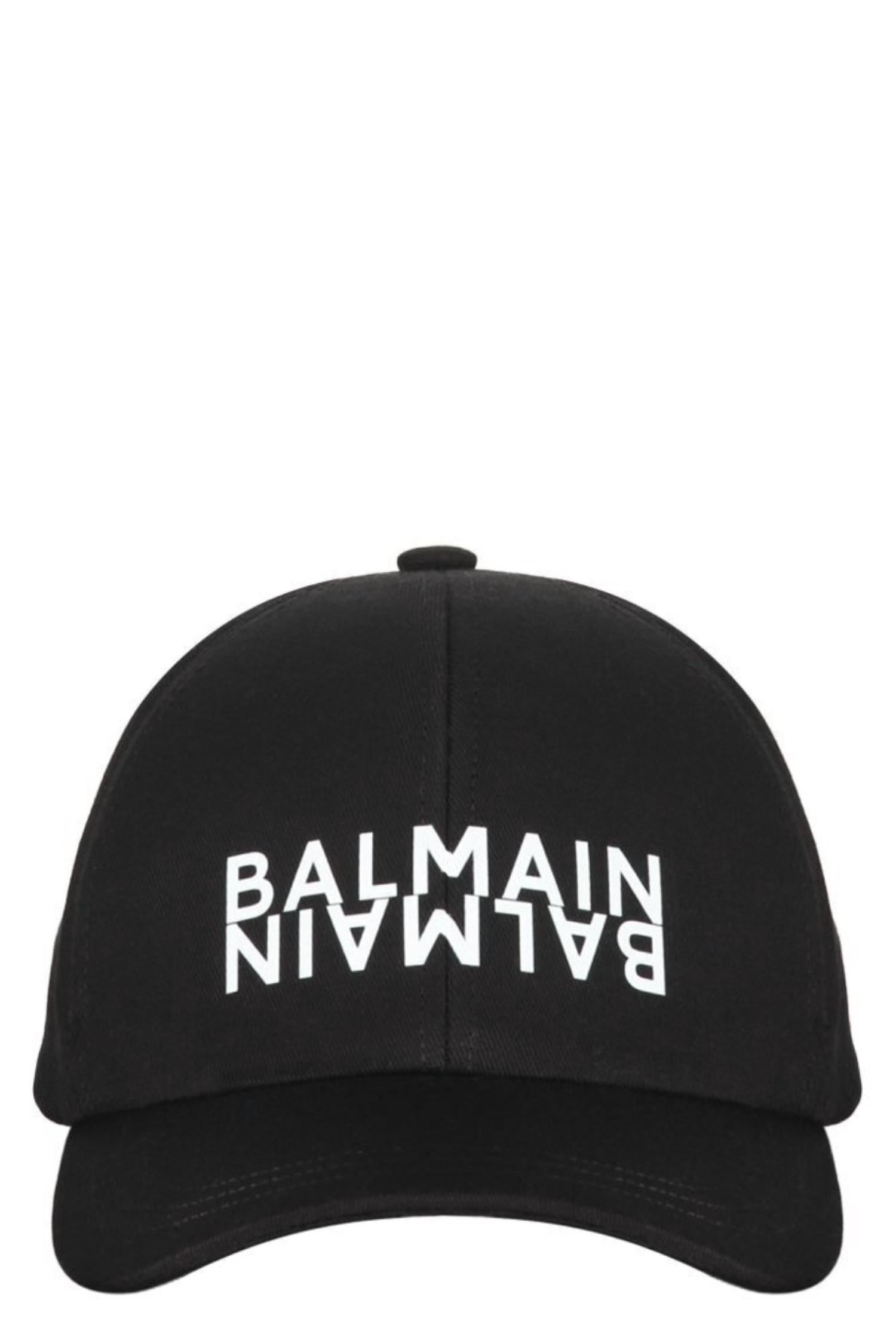 Balmain - Men's Double Logo Cotton Hat