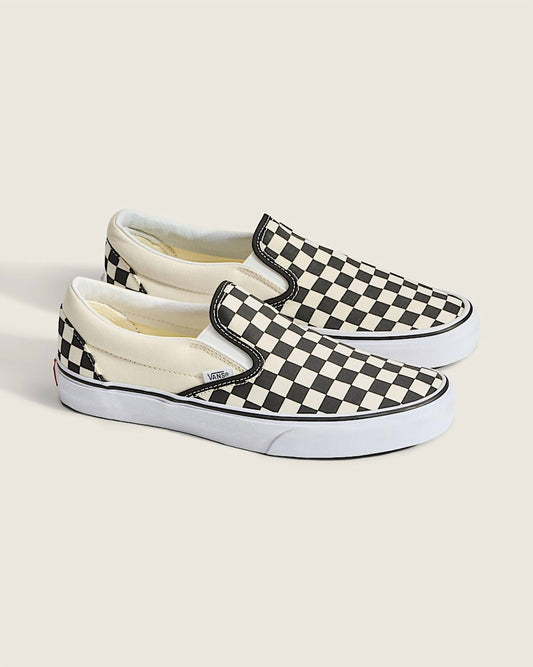 Vans - Unisex Classic Slip On Checkerboard Shoes