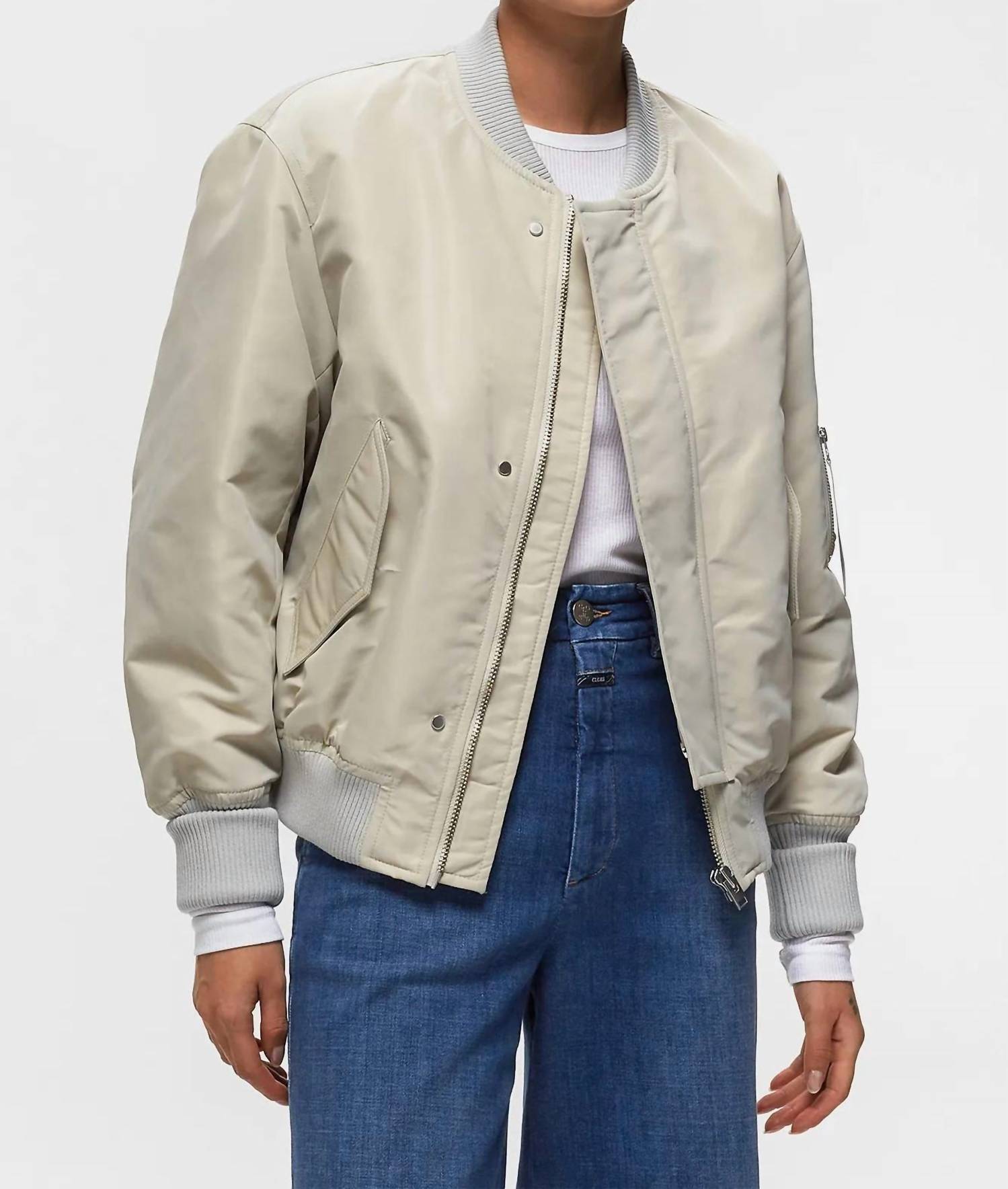 Closed - Classic Water Repellent Bomber Jacket