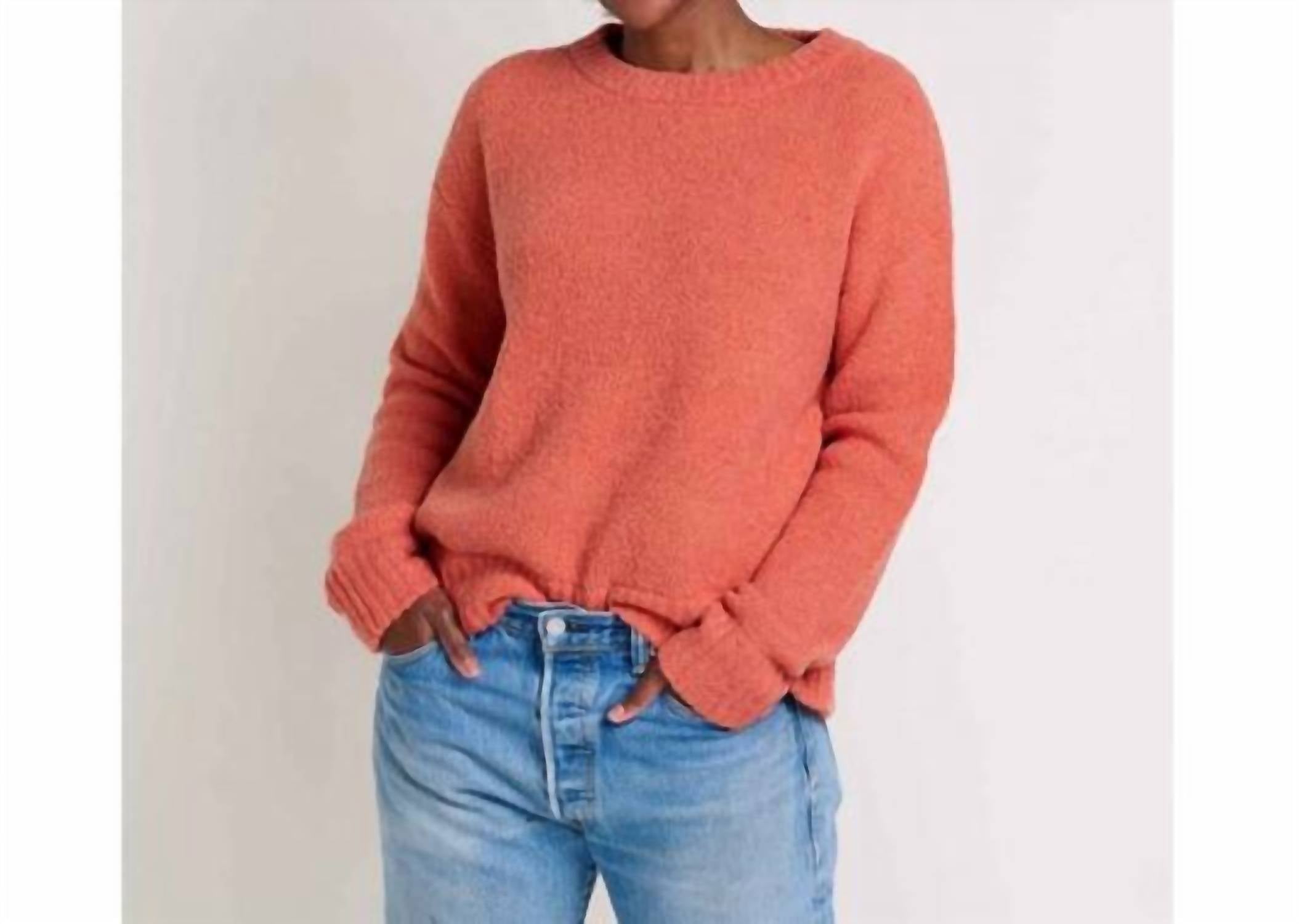 TOAD&CO Cotati Dolman Sweater Top in harvest - women's sweater