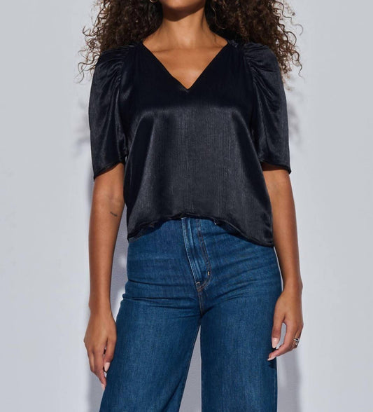 Nation Ltd - Lena Textured Satin Top