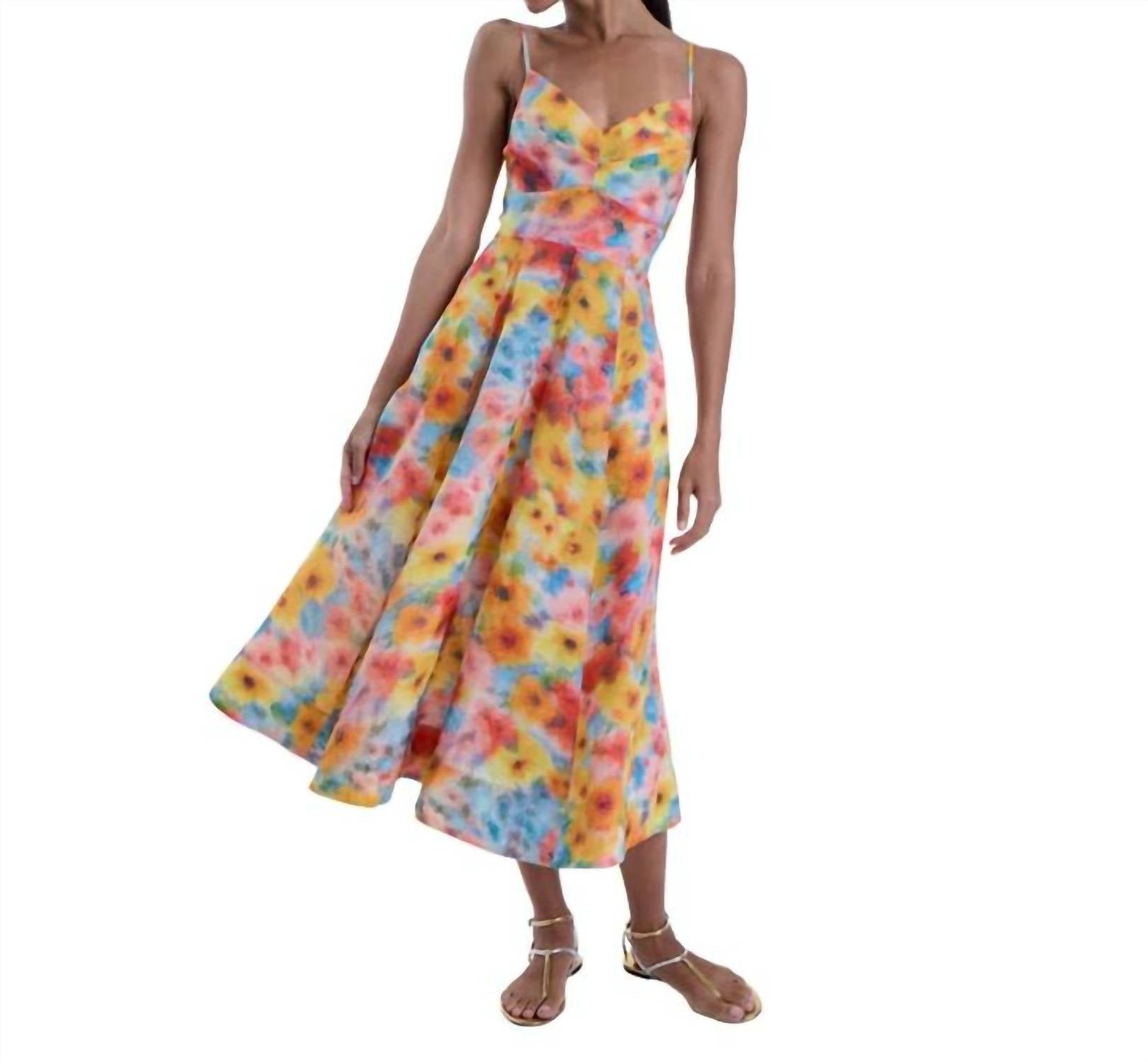 Karina Grimaldi - June Print Midi Dress