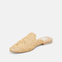 Dolce Vita Women's Diya Mules in light raffia - women's shoe