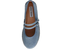 STEVE MADDEN Women's Brinn Denim Fab Platform Shoe - women's flats - detail view