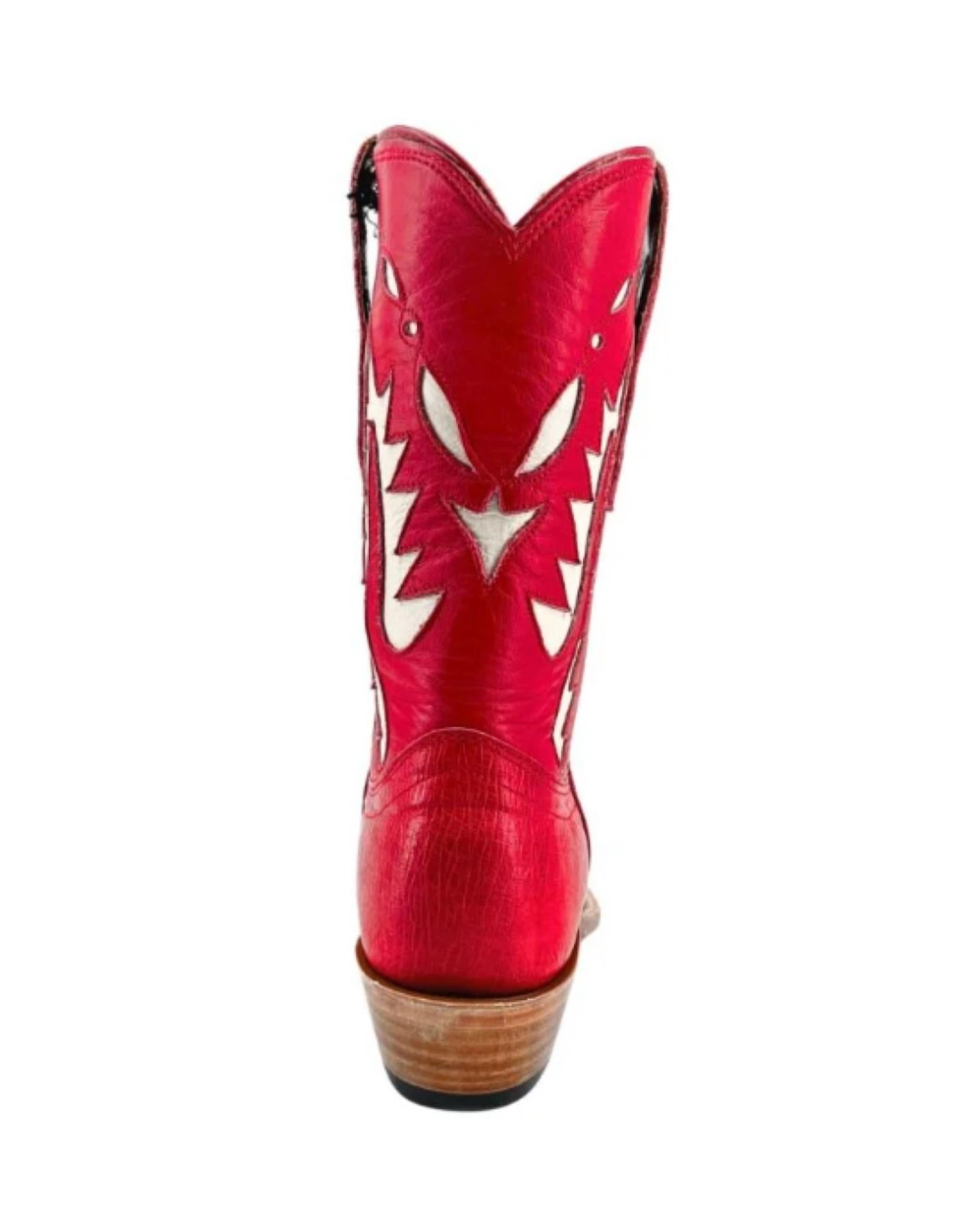 Fenoglio - Women's Smooth Ostrich Short Boots