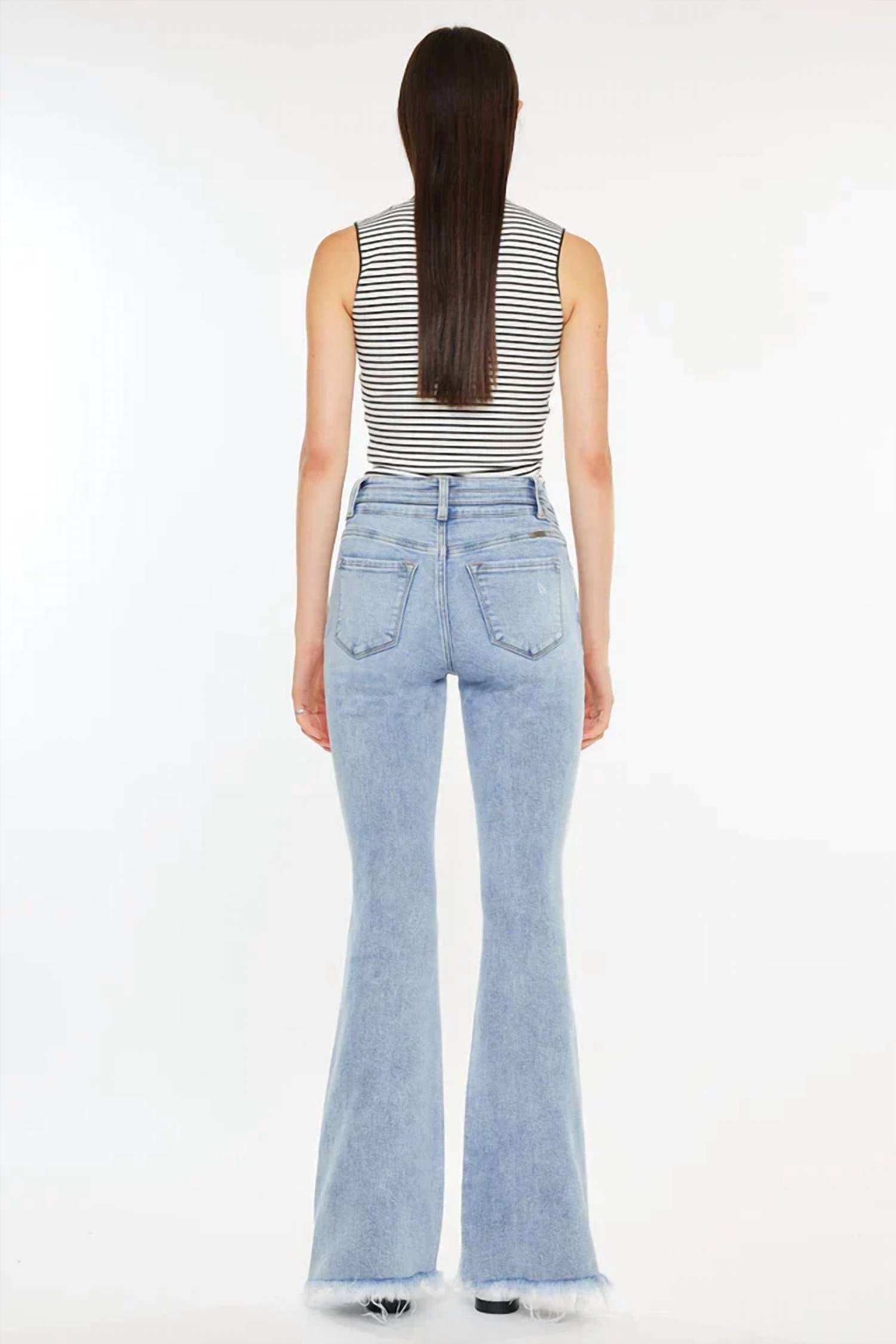 Kancan - Jazmin High Rise Flare Jeans