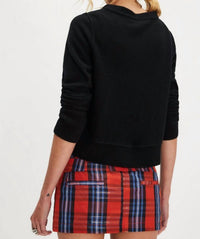 Free People - Mille-Fleurs Plaid Micro Skirt