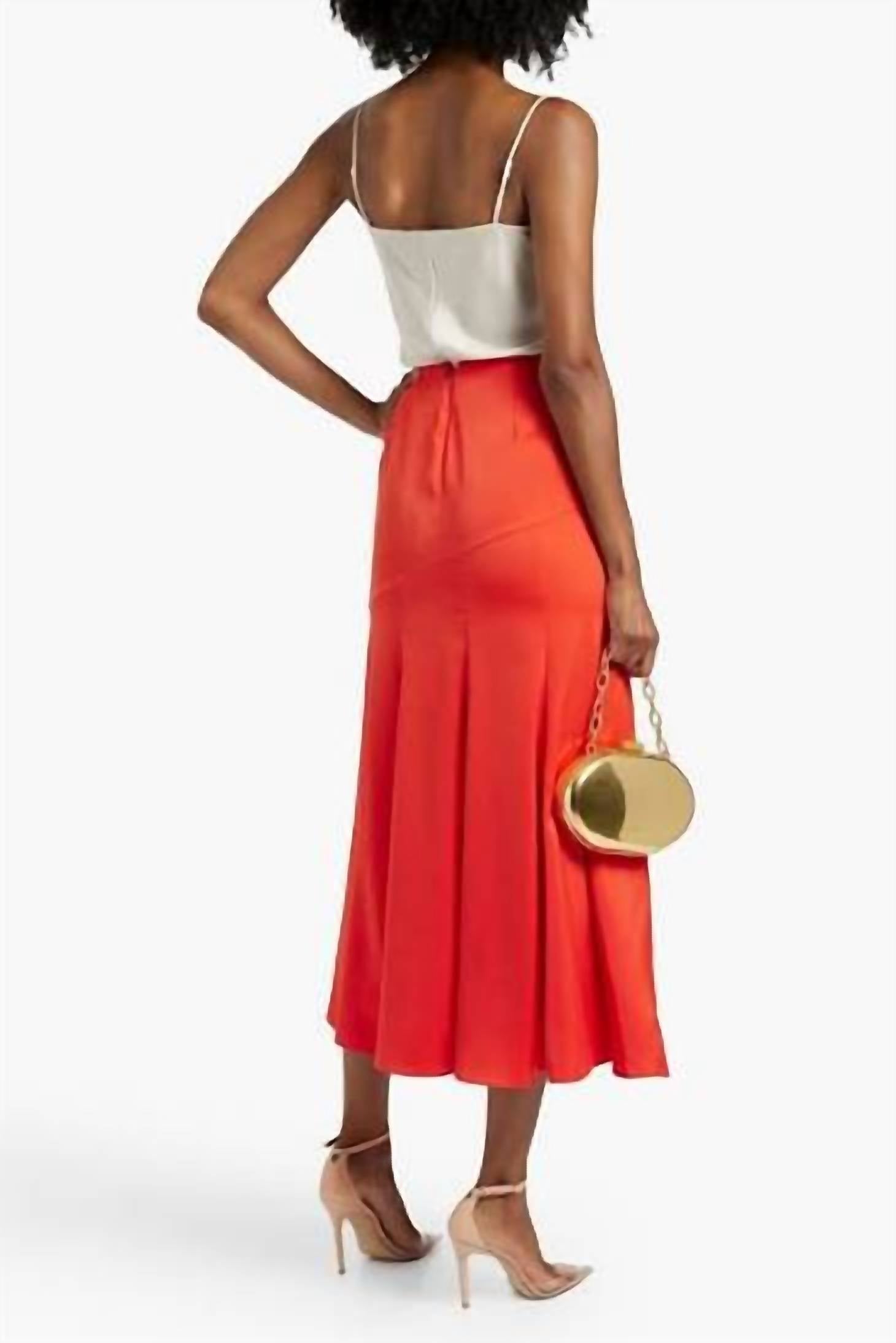 Derek Lam 10 Crosby - Paulette Flared Midi Skirt