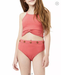 Habitual Girl - Girl's High Waisted Tankini