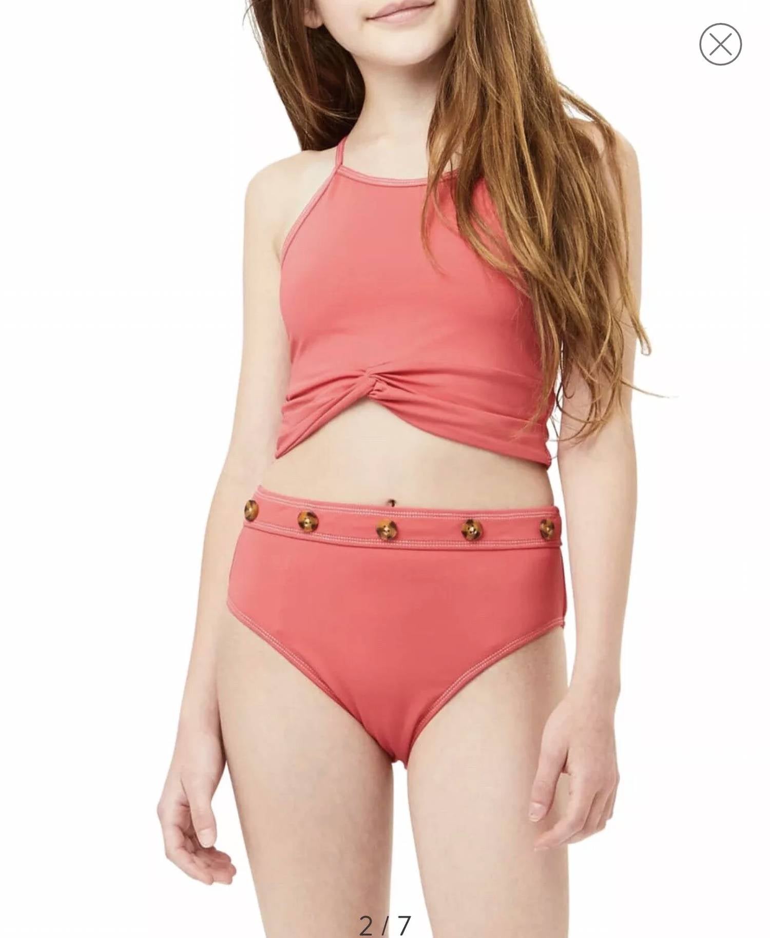 Habitual Girl - Girl's High Waisted Tankini