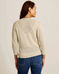 Tommy Bahama - Addison Shimmer Linen-blend Cardigan