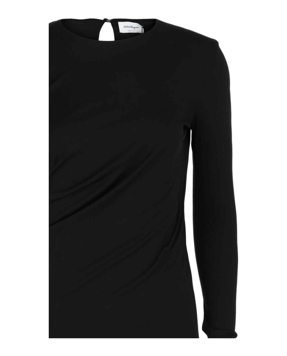 Salvatore Ferragamo - Women's Ruched Midi Dress