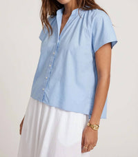 The Shirt - Flutter Shoulder Shirt
