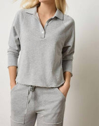 Lilla P - Shirttail Polo Sweatshirt