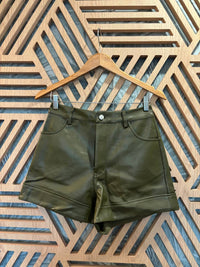 Endless Rose - Faux Leather Shorts