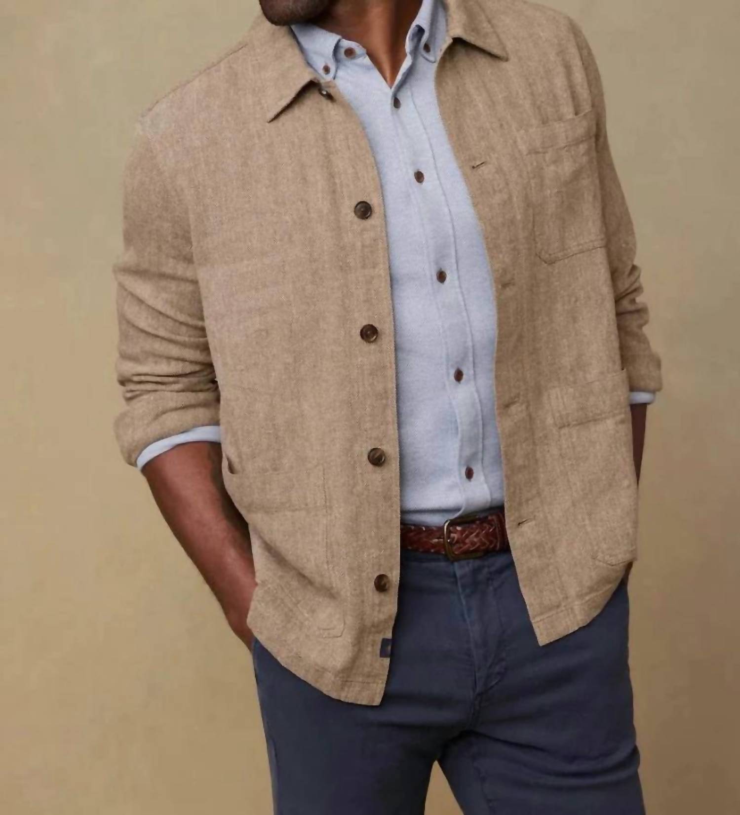 Faherty - Herringbone Studio Jacket