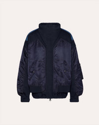 Valentino - Hybrid Fabric Filled Flight Jacket