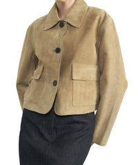 Aaron & Amber - Collared Short Jacket