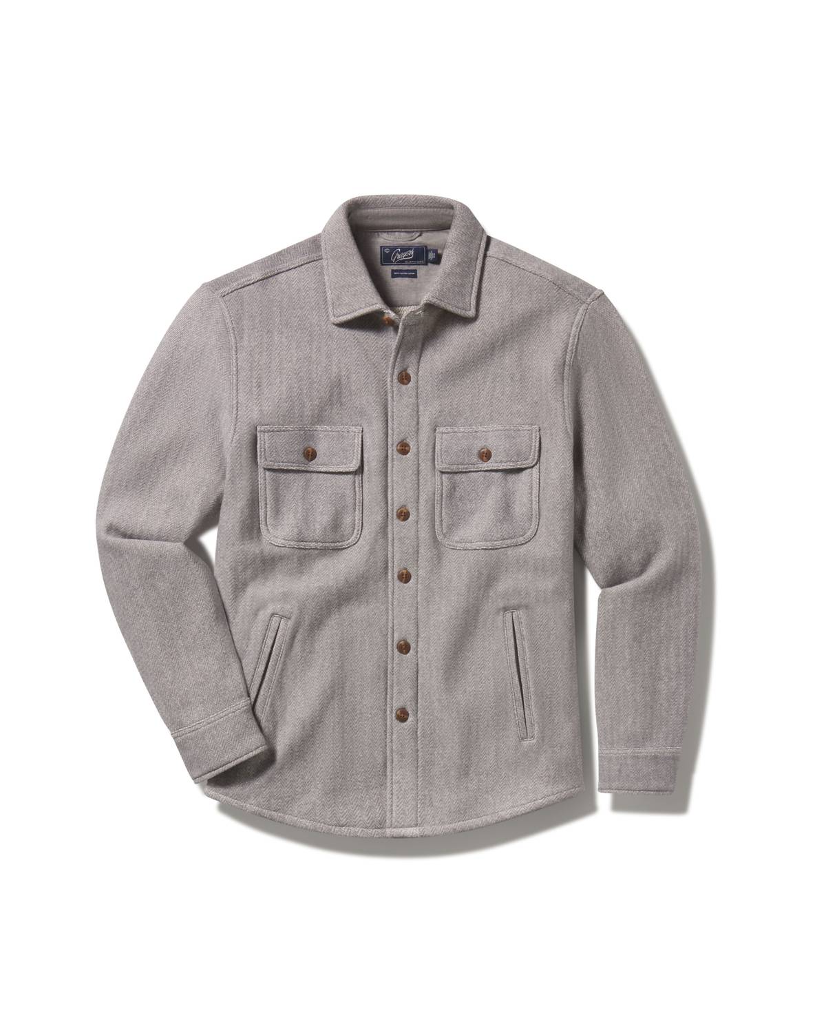 F/X Fusion - Men's Herringbone Shirt Jacket