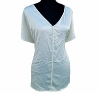 Alfani - Women's V-neck Short Sleeve Blouse