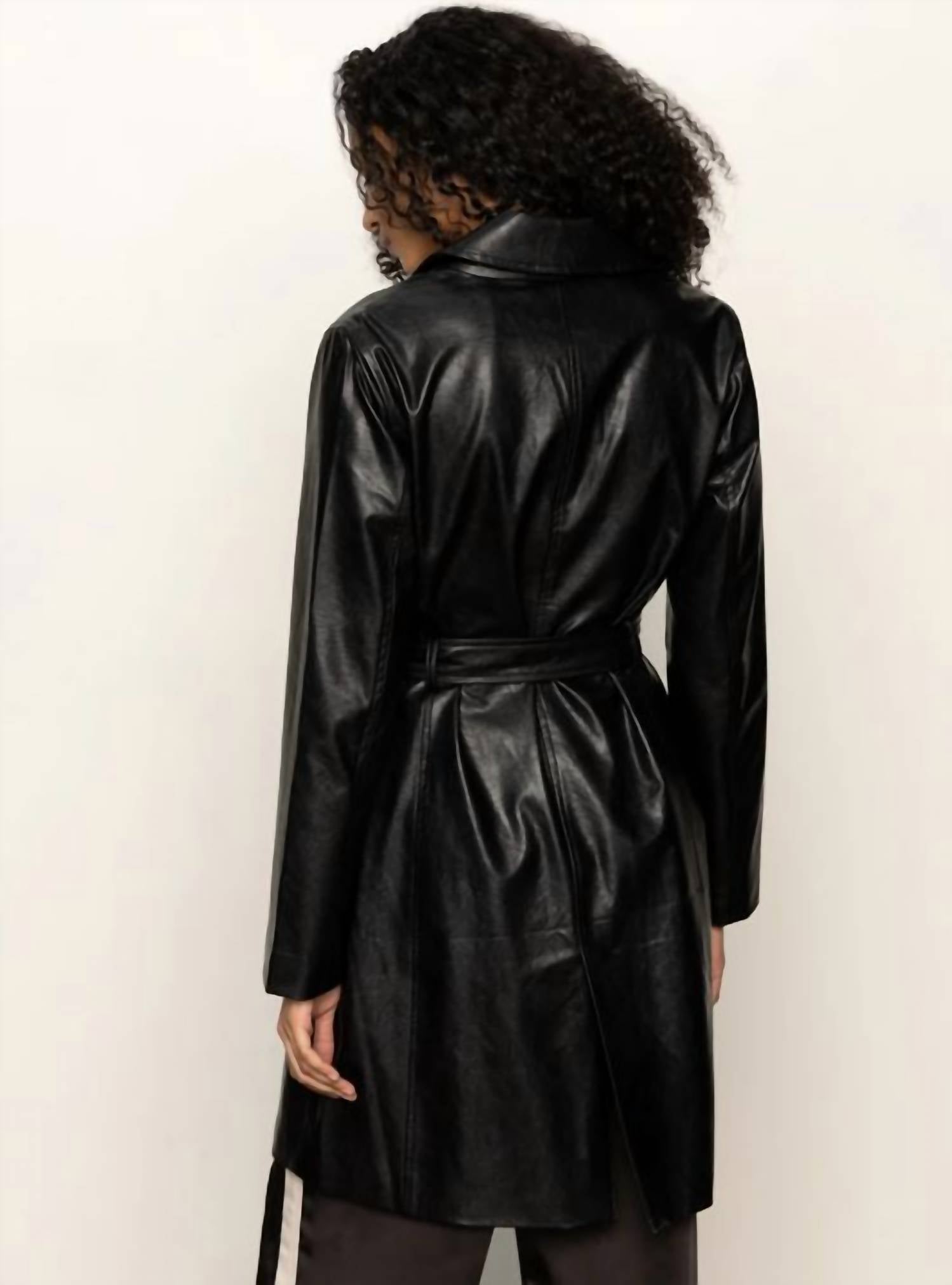 Sanctuary - Vegan Leather Coat