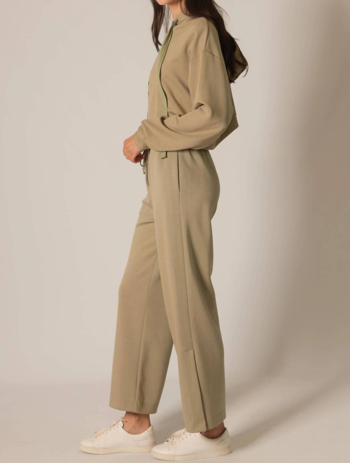 P.Cill - Butter Modal Cropped Hoodie Top