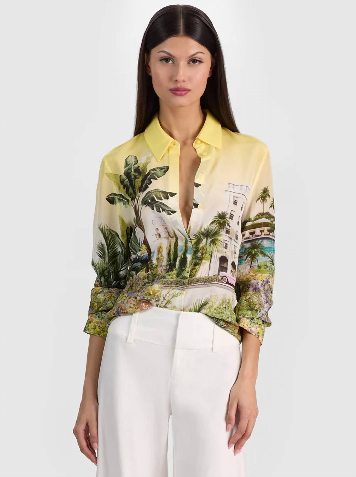 Alice + Olivia - Willa Silk Blouse