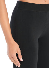 SER.O.YA Cleer Mid-rise Flare Pant in black - women's pants - view 5