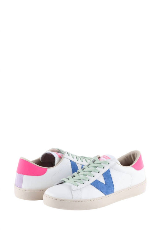 Victoria - WOMEN'S BERLIN LEATHER NEON SNEAKERS