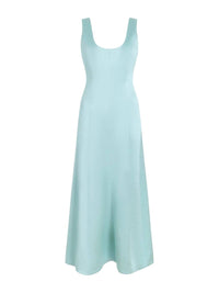 Proenza Schouler White Label Isabelle Sleeveless Midi Dress in sea glass - women's dress - view 4