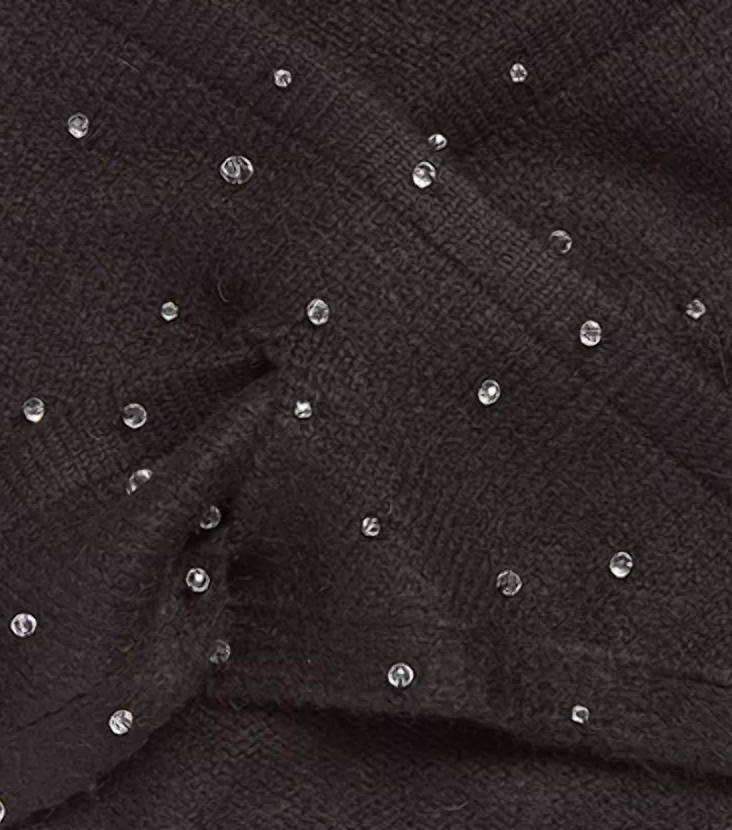 Jocelyn - Knit Triangle Pull Thru Scarf