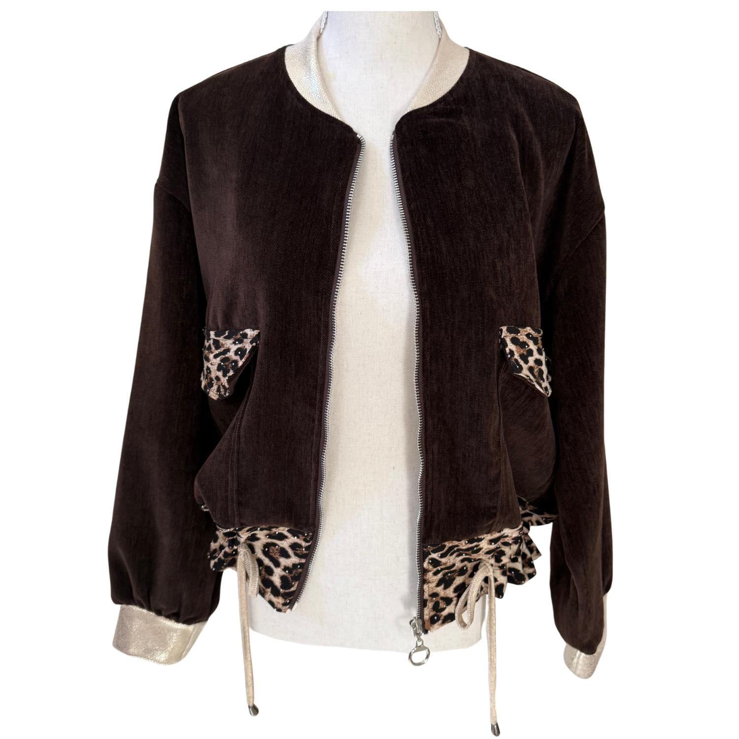 Made In Italy - Golden Edge Bomber Jacket