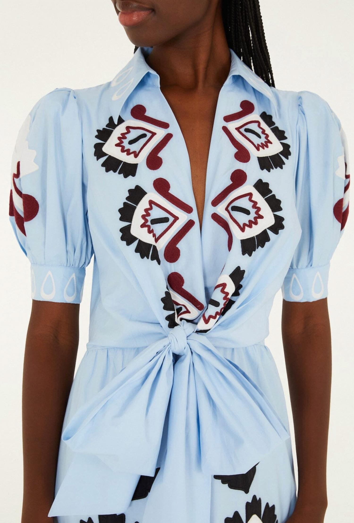 Farm Rio - Artisanal Bow Maxi Dress