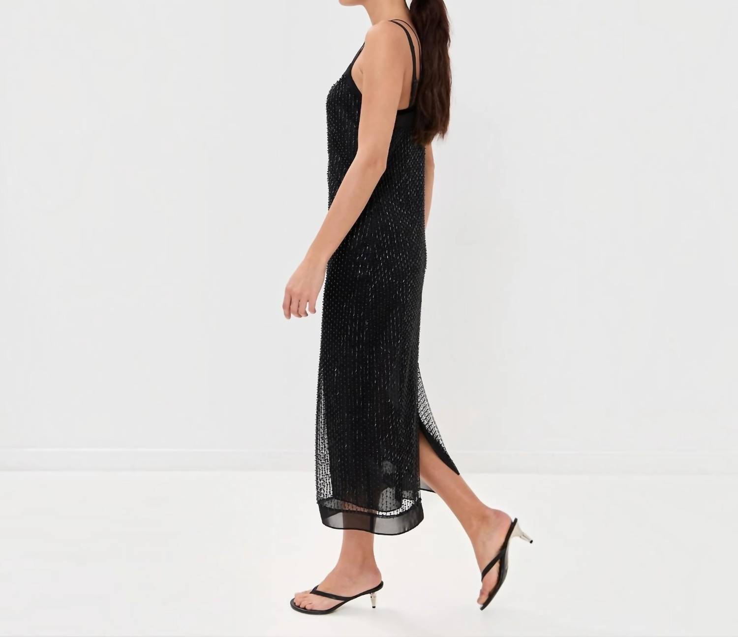 Vince - Beaded Slip Dress