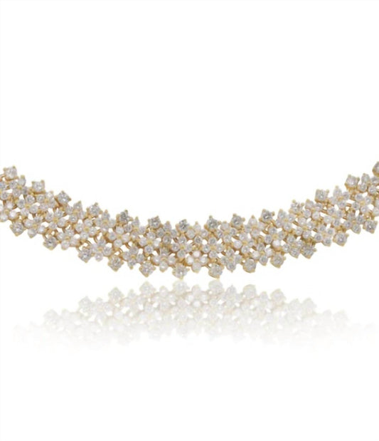 Diana M Jewels - 3.00 Cts Diamond Cluster Bar Link Bracelet