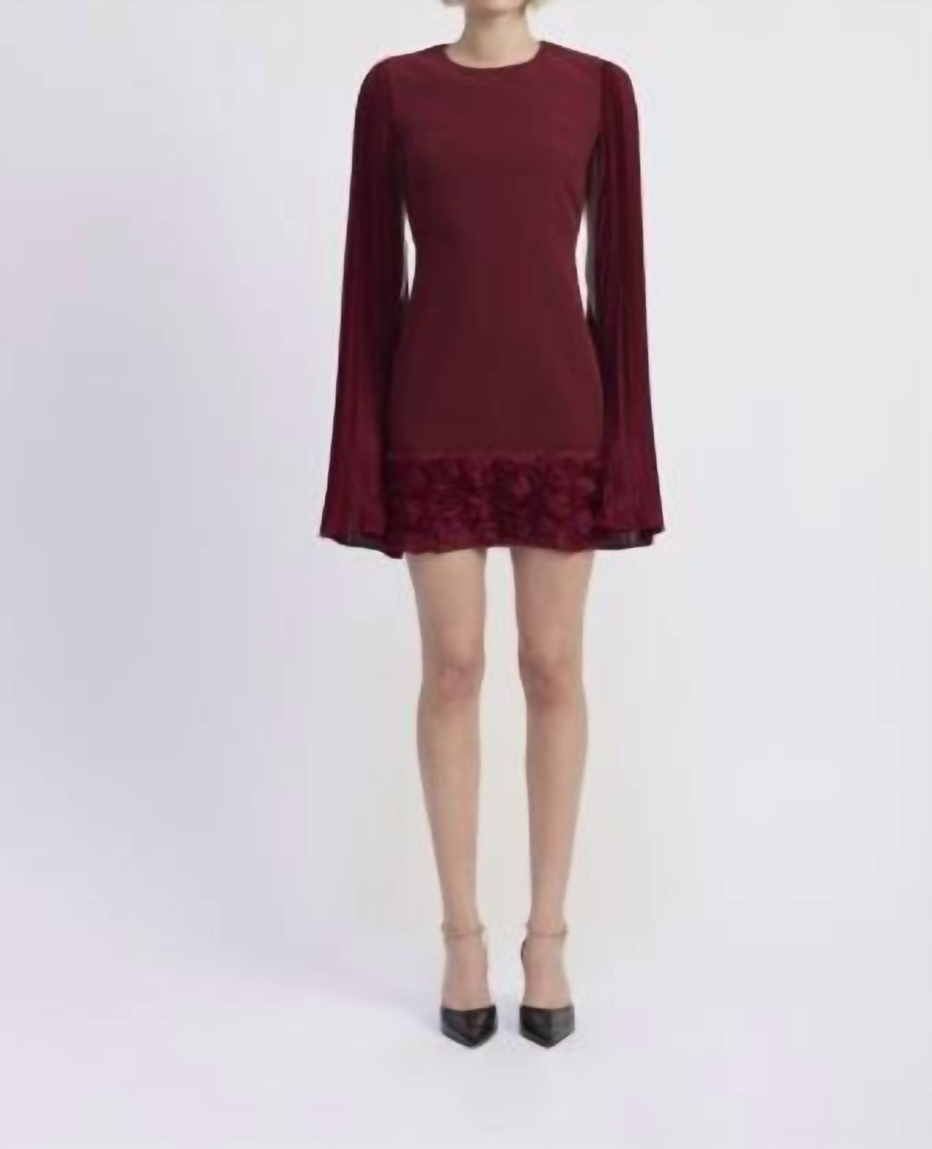 En Saison - Annalis Sleeve Cape Sheath Dress