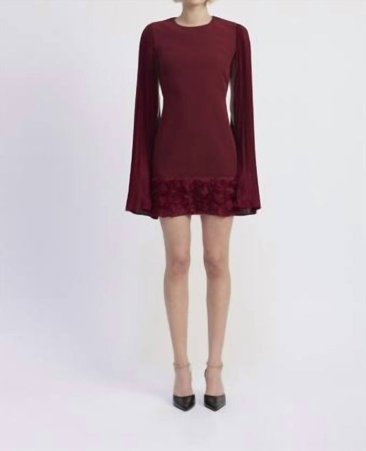 En Saison - Annalis Sleeve Cape Sheath Dress