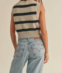 Miou Muse - Peyton Striped Sweater