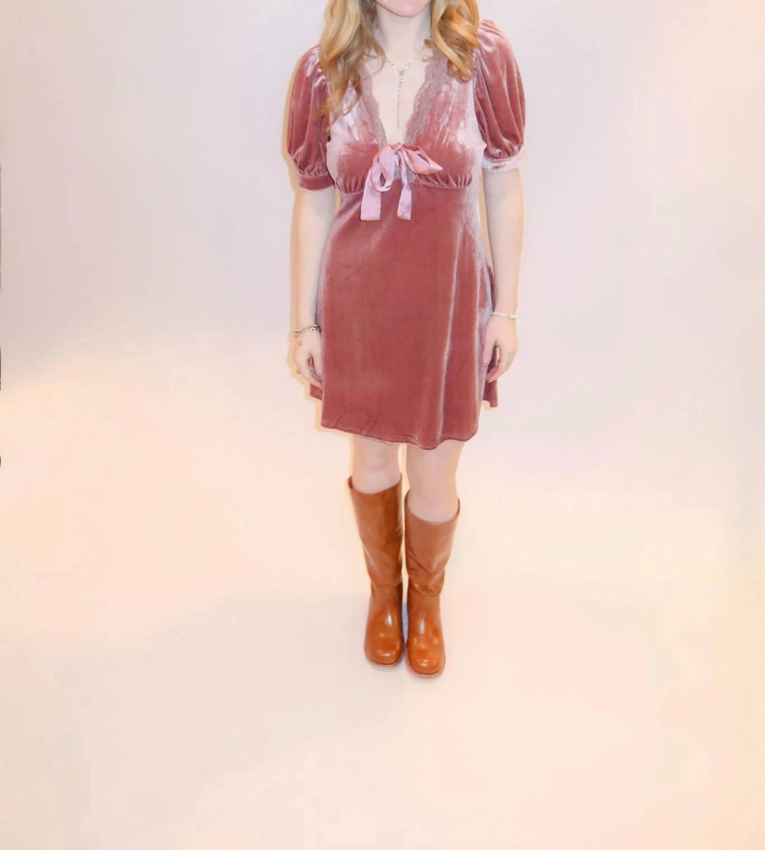 So Me - Lori Velvet Dress