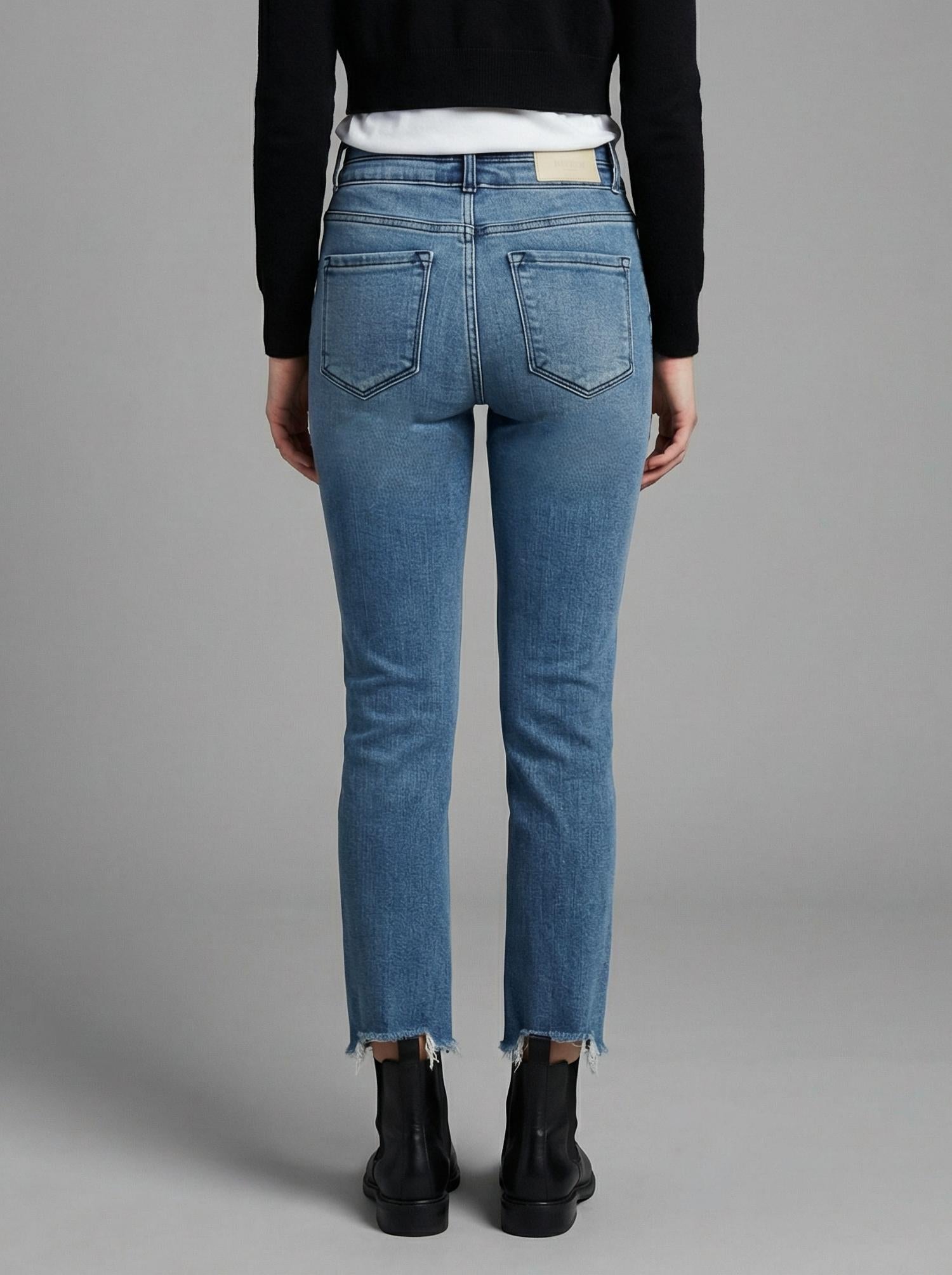 Artemis Vintage - High Rise Slim Straight Jeans